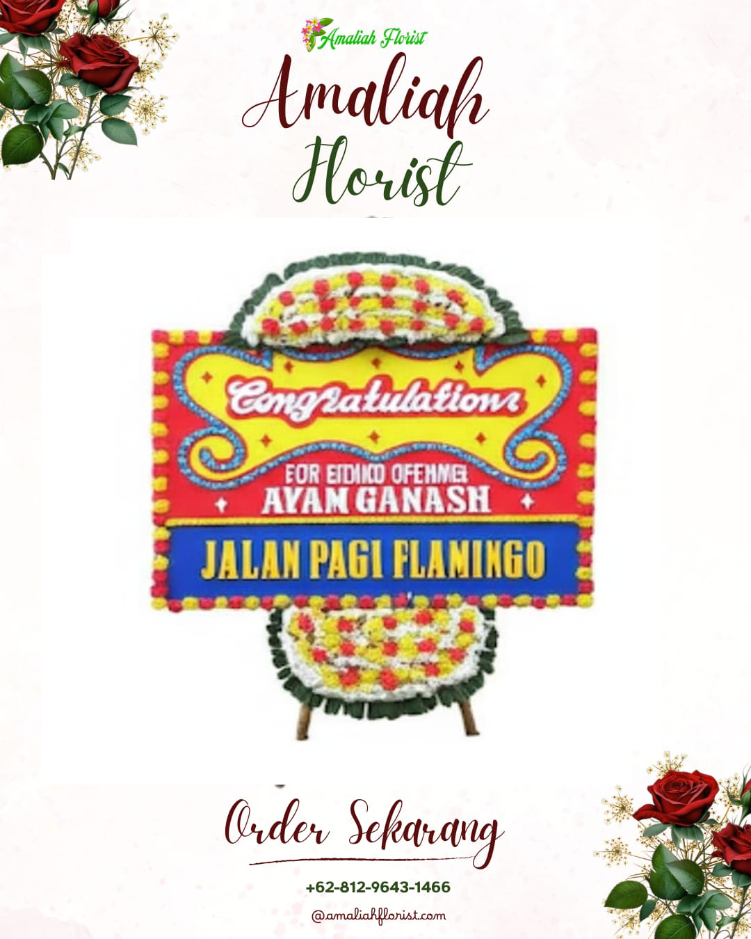 Sewa Papan Bunga Sintang